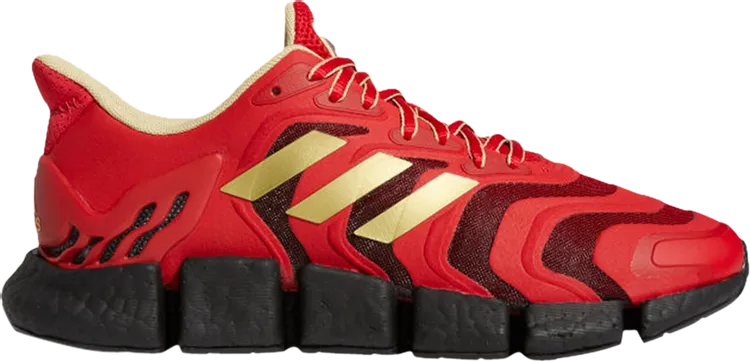 Adidas Climacool Vento 'Scarlet Black Gold' sneakers, red
