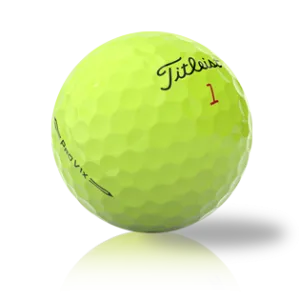 Custom Titleist Pro V1X 2023 Yellow