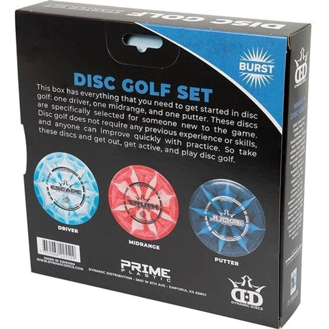 Dynamic Discs Prime Burst Disc Golf Starter Set