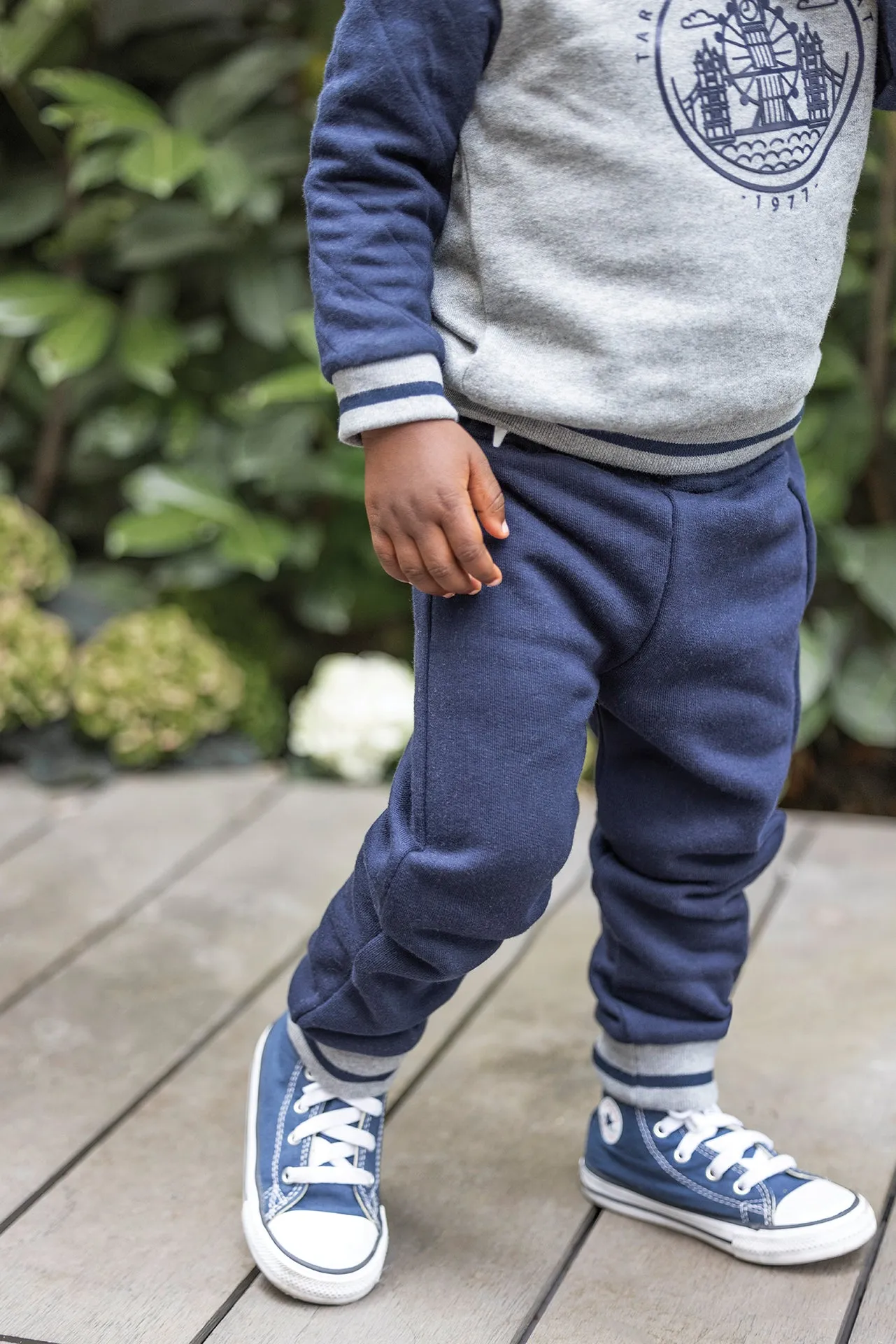 Ensemble jogging - coton marine