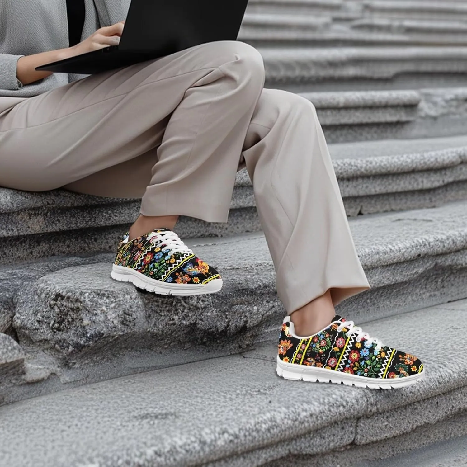 Forchrinse Mexico Splash Ink Sneakers Unisex National Walking Tennis Shoes for Women Men Festival Sneakers Lightweight