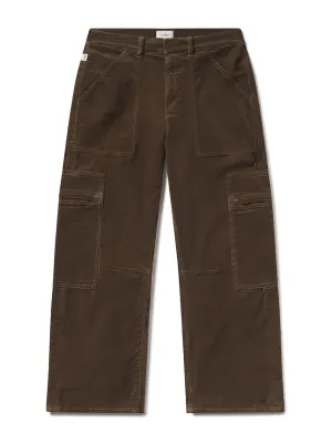 Marcelle low slung easy cargo corduroy trousers