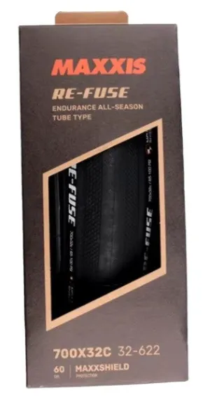 Maxxis 700 x 32 Re-Fuse Gen 2 Endurance All Season Full Silca Maxxshield/Foldable