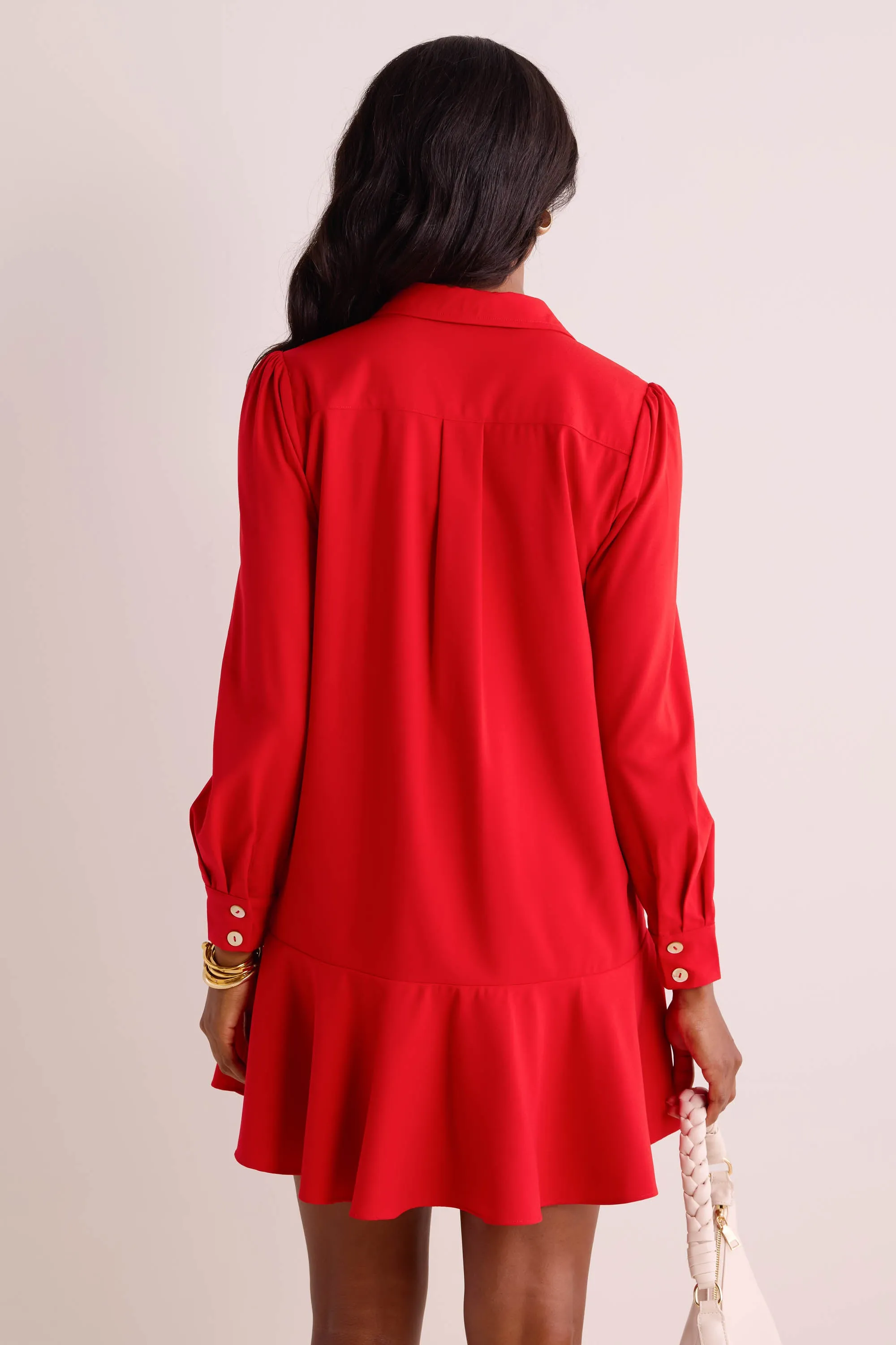 Meagan Dress- Red
