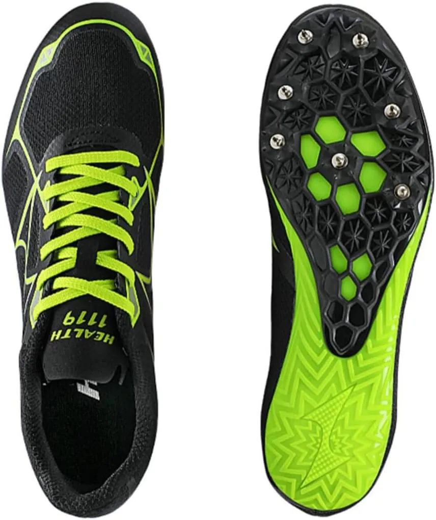 Men Women Sprint Sport Shoes, Lightweight Track and Field Sneakers Professional Racing Running Jumping Trainers