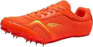 Mens Womens Jumping Hurdling Shoes, Non-Slip Track and Field Sneakers Professional Running Spikes Race Shoes