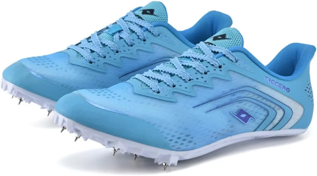 Mens Womens Teenagers Track and Field Spikes Sneakers, Athletics Race Jumping Running Nail Shoes Boys Girls