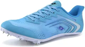 Mens Womens Teenagers Track and Field Spikes Sneakers, Athletics Race Jumping Running Nail Shoes Boys Girls