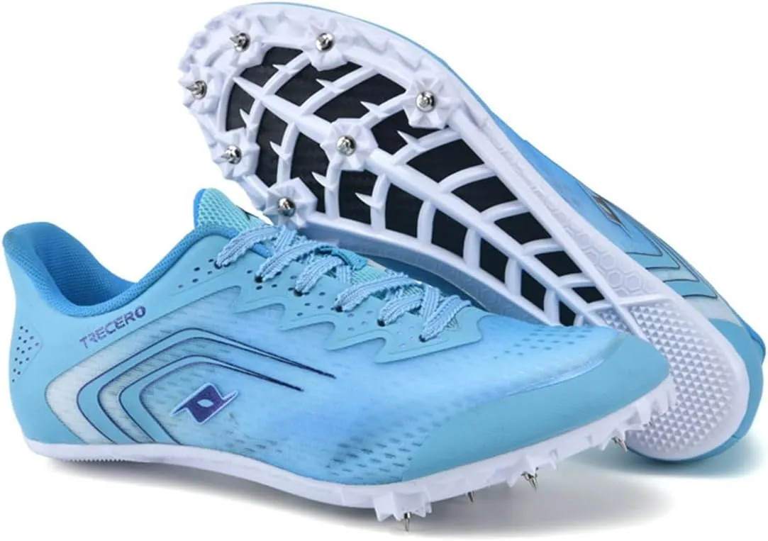 Mens Womens Teenagers Track and Field Spikes Sneakers, Athletics Race Jumping Running Nail Shoes Boys Girls
