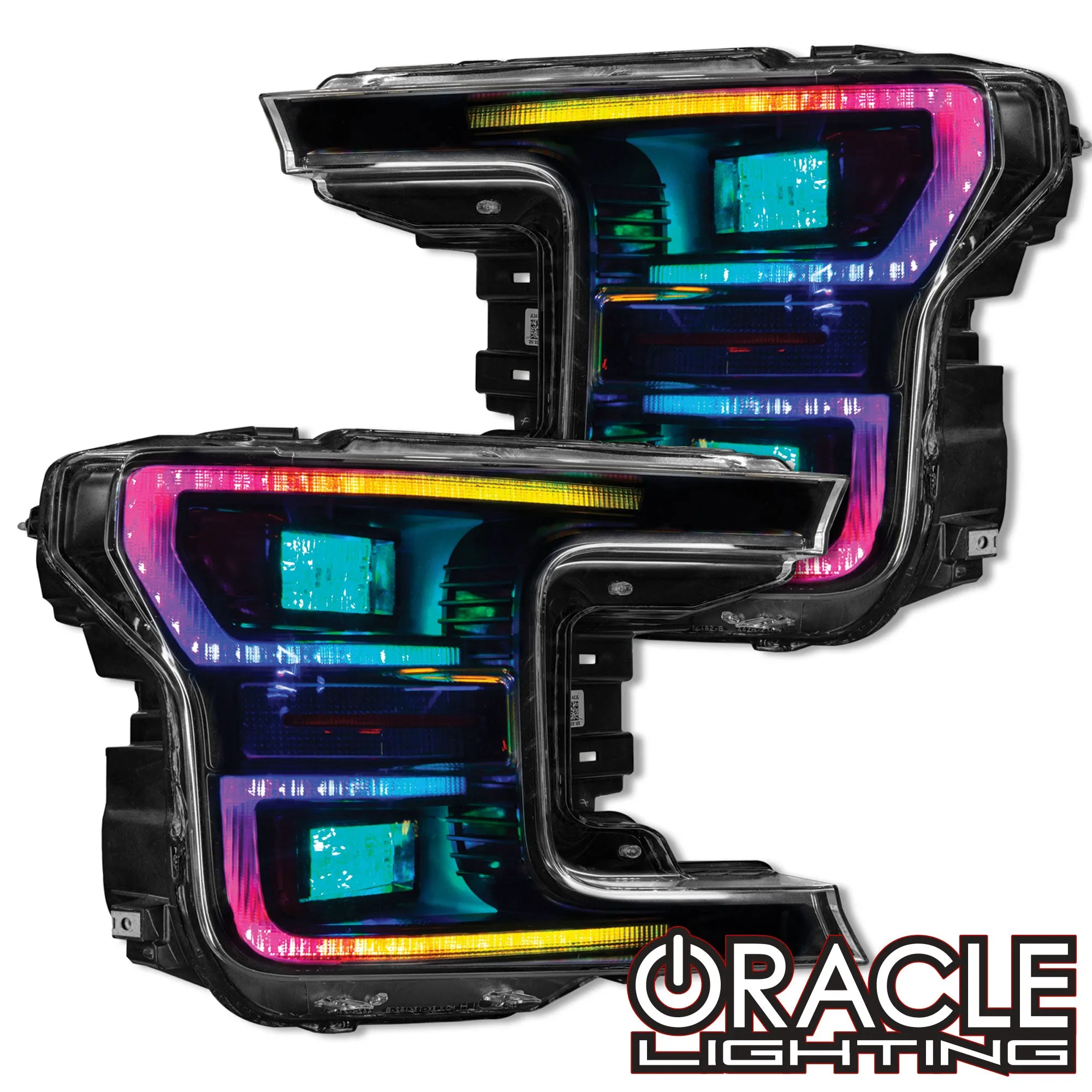 ORACLE Lighting 2018-2020 Ford F-150 Dynamic ColorSHIFT DRL Replacements   Dynamic Turn Signals