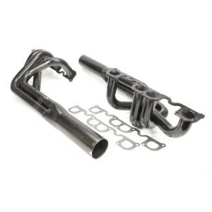 Schoenfeld Sprint Car Headers - Straight Tube Design - 1-7/8" Diameter Tubing - 3-1/2" x 13" Collectors - Spread Port SB Chevy
