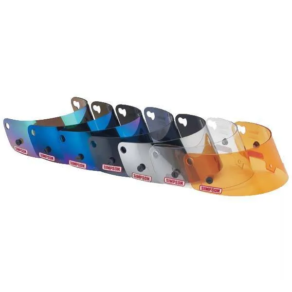 Simpson Devil Ray/Stingray/DR2 Helmet Shield - Snell SA2010/15 - Iridium