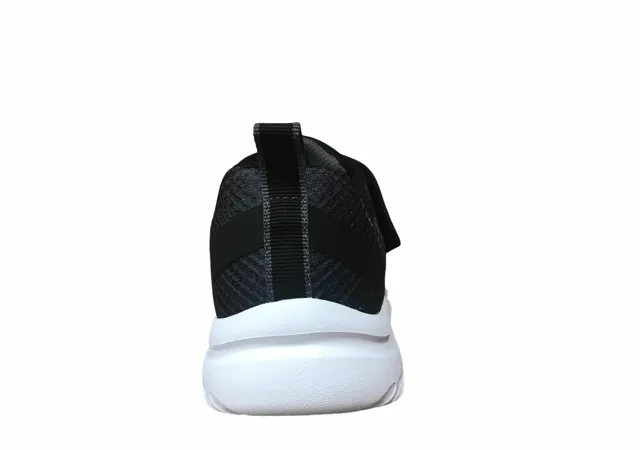 Skechers scarpa da corsa da bambino Go Run 650 Norvo 405035L/BKSL nero argento