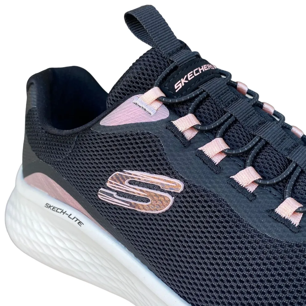 Skechers Scarpa sportiva da donna Skech-Lite Pro Glimmer Me 150041/BKPK nero-rosa