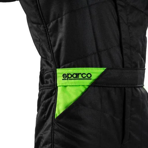 Sparco Sprint Boot Cut Suit - Black/Green