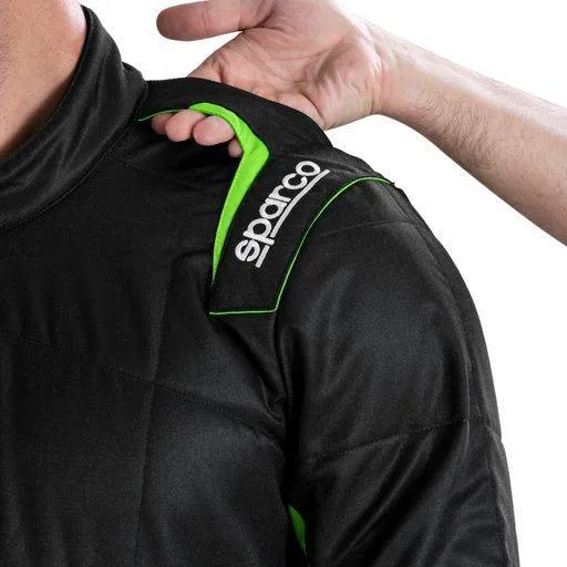 Sparco Sprint Boot Cut Suit - Black/Green