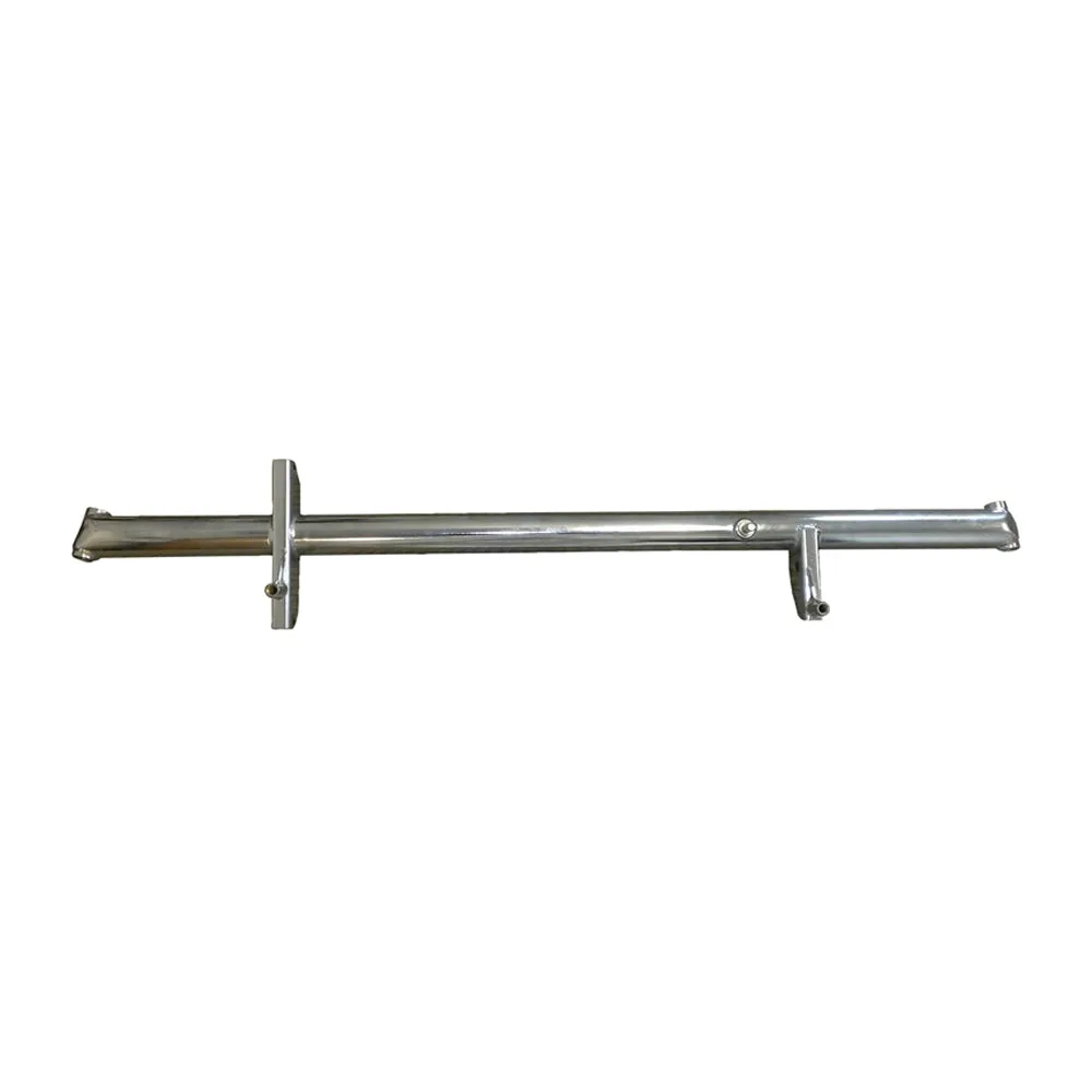 Triple X Lightweight Front Axle Assembly - 2-1/2 in OD - 51 in Wide - 8 and 12 Degree Front Spindles - Chrome - Triple X Sprint Car
