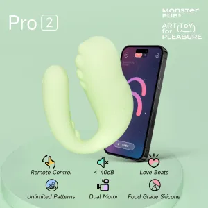 Wireless Long Distance Remote Control Vibrator-Monster Pub 2 for Solo & Partner