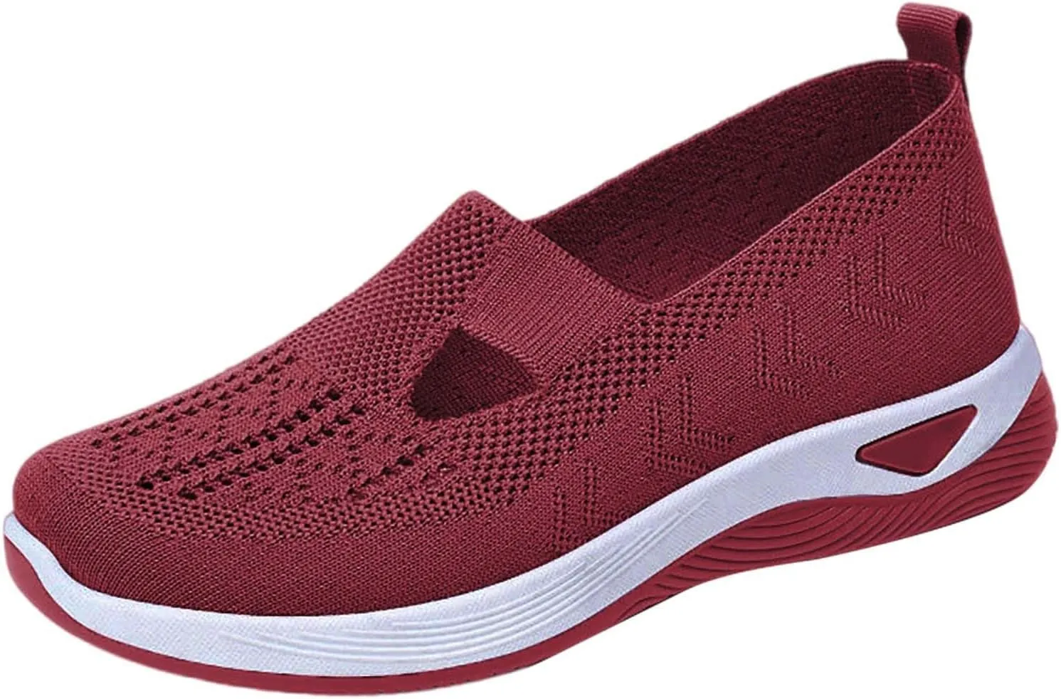 Women Walking Shoes Sock Sneakers Slip-On Breath Tennis Shoes Womens Loafers Dressy Casual Shoes High Top Sneakers Steel Toe Tennis Shoe Cross Trainer Shoe